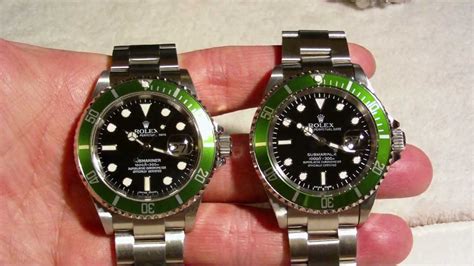 rolex submariner green fake vs real|rolex submariner knockoff watches.